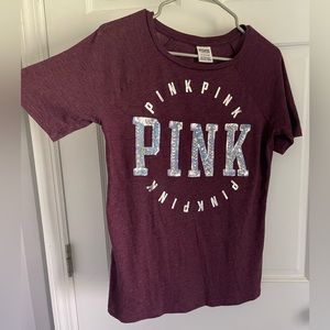Pink by Victoria Secret bling shirt